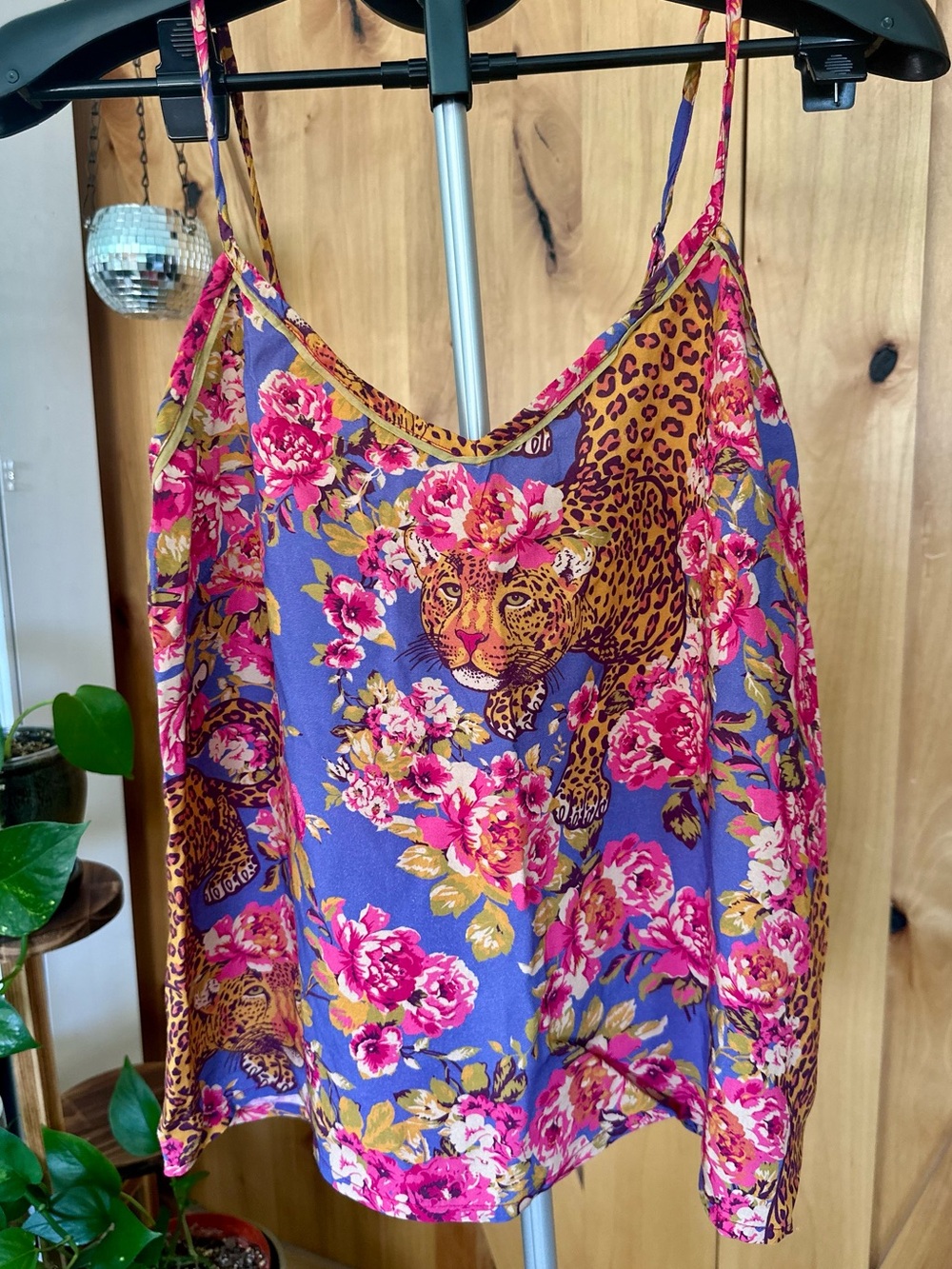 Powder Design Sassy Leopard Cami & Shorts Pajama Set (Size Small)